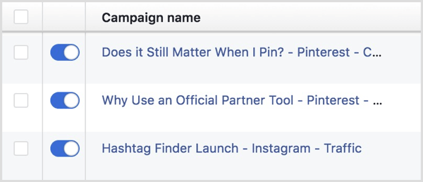 facebook reklamları kampanyası adlandırma kuralı