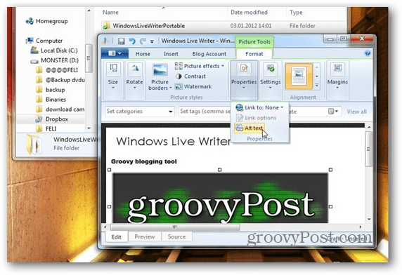 Dropbox'tan Windows Live Writer Nasıl Çalıştırılır