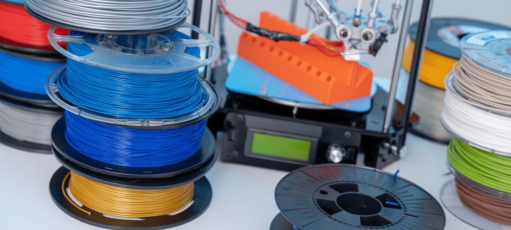 3D yazıcı filamanı özellikli