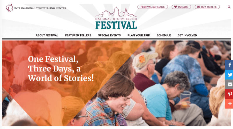 Ulusal Hikaye Anlatma Festivali web sitesi