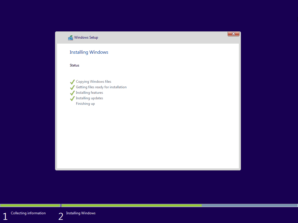 11 Windows 10'u Temiz Yükleme Tamamlama