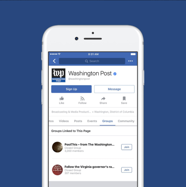 Facebook, Sayfalar için Grupların artık dünyanın her yerinde kullanılabilir olduğunu duyurdu.