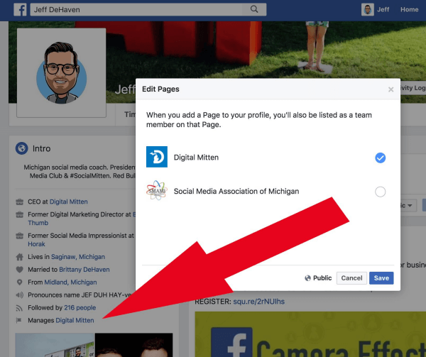 Facebook Sayfası Yöneticileri artık yönettikleri Sayfaları kişisel profillerine bağlayabilir.