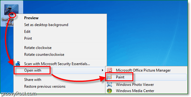 Windows 7 Paint ile Fotoğraf veya Ekran Görüntüsü Nasıl Yeniden Boyutlandırılır