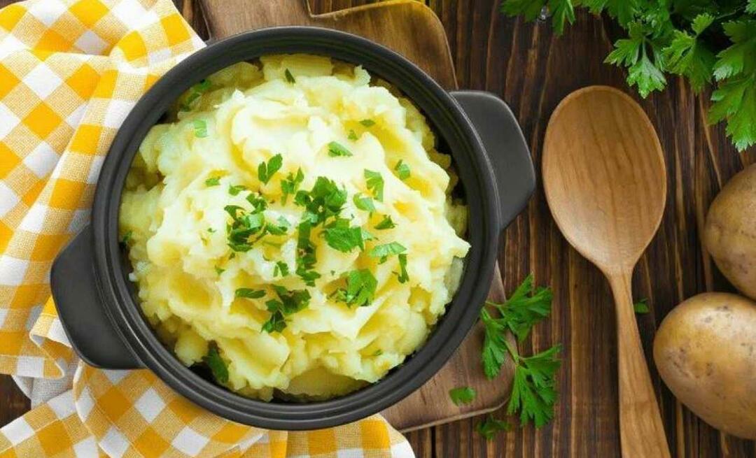 Patates püresini 10 kat lezzetli yapacak tarif! Evde pürüzsüz patates püresi nasıl yapılır?