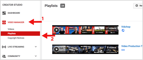 YouTube dizi oynatma listesi oluştur