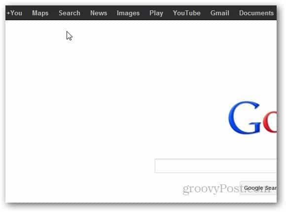 Google Chrome'da Google Gezinme Çubuğunu Özelleştirme [Uzantı]