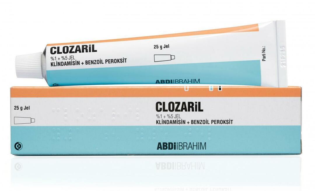 Clozaril jel nedir, ne işe yarar? Clozaril jel kullanımı! Clozaril jel fiyatı 2023