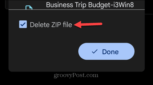 Android'de Zip Dosyalarını Kullanın