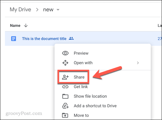 Bir Google Drive dosyası paylaşın