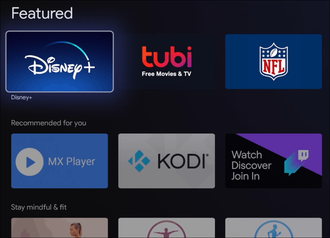Uygulamaları Google TV ile Chromecast'e Yükleme