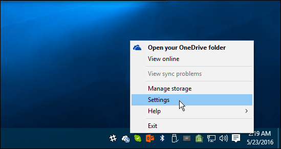 OneDrive Ayarları