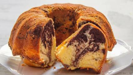 Dünyanın en kolay keki mermer kek nasıl yapılır? Enfes mermer kek tarifi