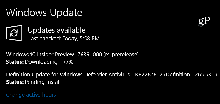 Windows 10 Redstone 5 Derleme 17639