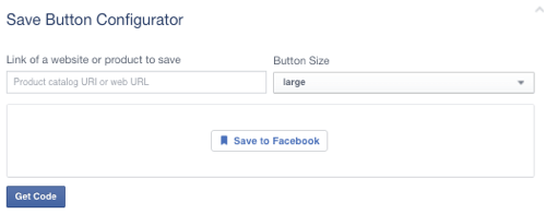 facebook kaydet düğmesi boş url olarak ayarlandı