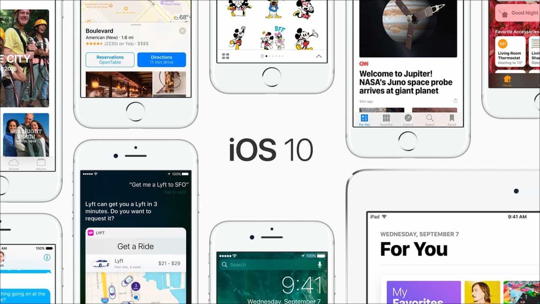 Apple, iOS 10.3.1'i Piyasaya Sürüyor