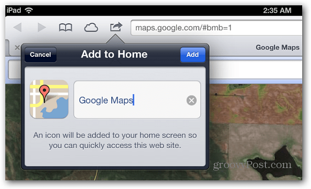 IOS 6 İpucu: Google Haritalar'ı Ana Ekrana Ekleyin