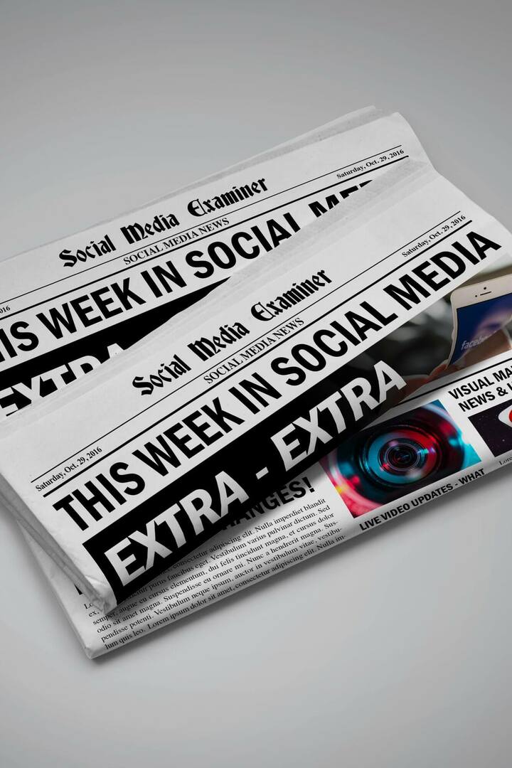 YouTube, Mobil Bitiş Ekranlarını Sunuyor: Sosyal Medyada Bu Hafta: Sosyal Medya Denetçisi