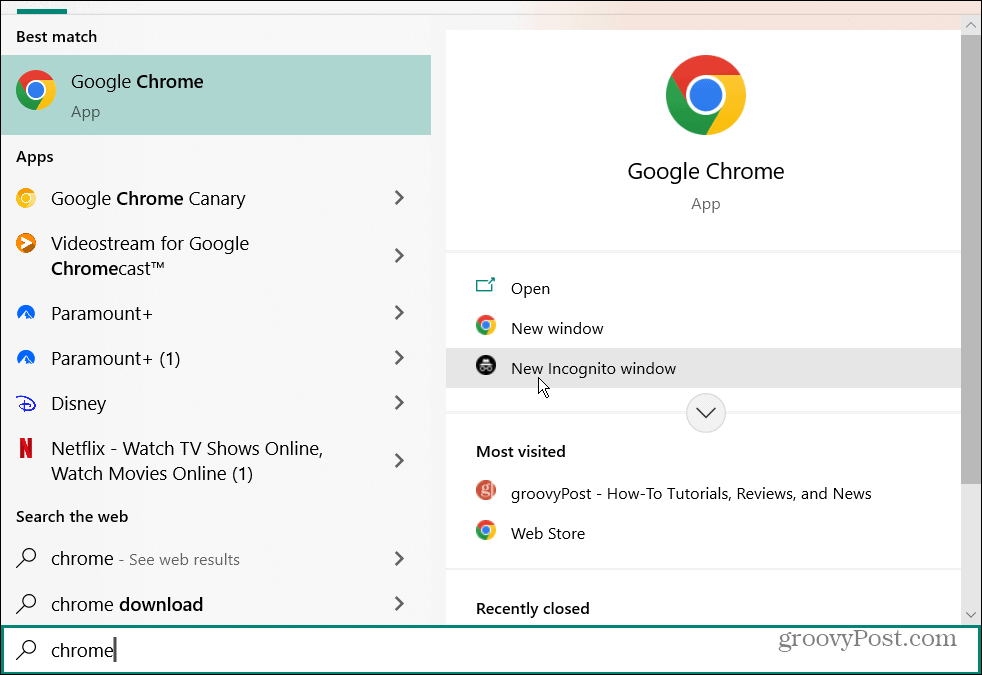 Chrome'da Başarısız Ağ Hatasını İndirin