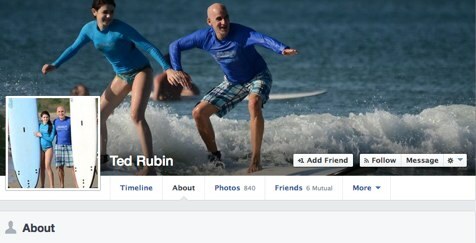 ted rubin hakkında sayfa facebook sayfası