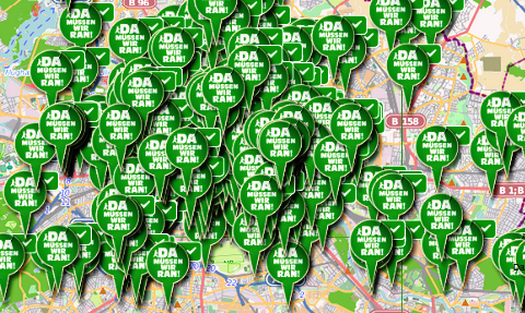 yeşil parti haritası