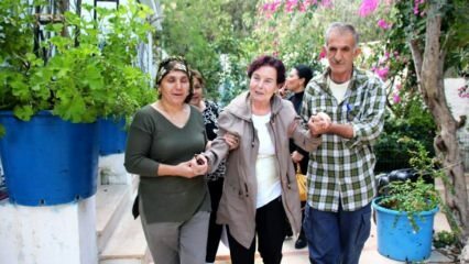 Yürümekte zorlanan Fatma Girik'ten annesine ziyaret