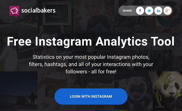 Socialbakers'ın ücretsiz raporuna erişmek için Instagram ile giriş yapın.