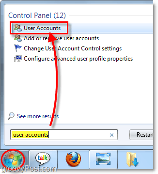 Windows 7'de kullanıcı hesaplarına erişme