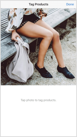 instagram shoppable gönderi etiket ürünleri dokunun konumu