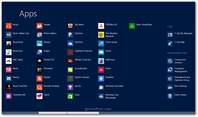 Windows 8'de Yüklenen Tüm Uygulamaları Bul (8.1 için Güncellendi)