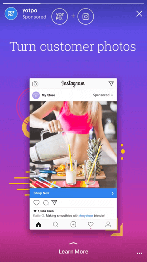 Yeni Instagram hikaye reklam hedefleri, kullanıcıları sitenize ve uygulamalarınıza göndermenize olanak tanıyarak, yalnızca marka bilinirliğini ummak yerine gerçek dönüşümleri artırmanıza olanak tanır.