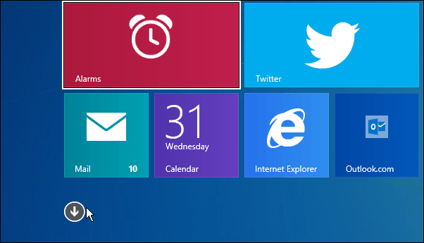 Windows 8.1 Aşağı