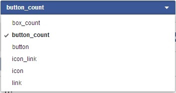 facebook-paylaş-düğme-düzen-seçenekleri