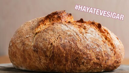 En kolay ekmek nasıl yapılır? Uzun süre bayatlamayan ekmek tarifi.. Tam ölçülü ekmek