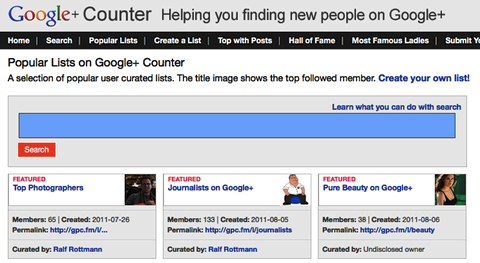 counter google +