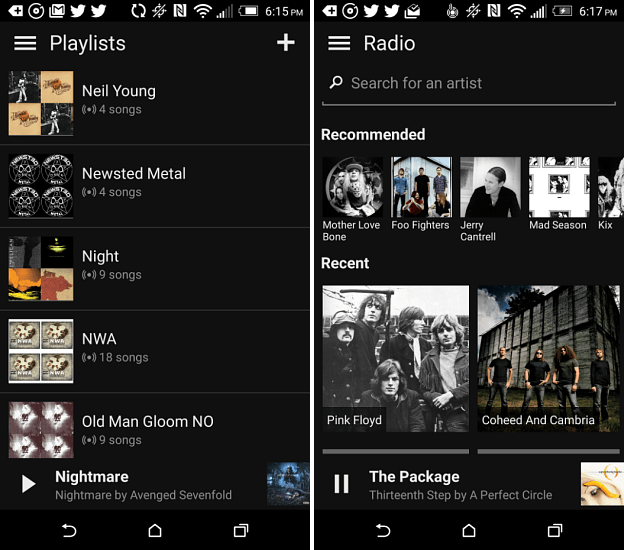 Android'de Groove Müzik