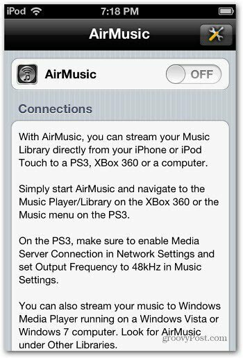 AirMusic Anahtarı