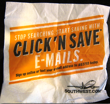 e-posta pazarlama peçete kampanyası
