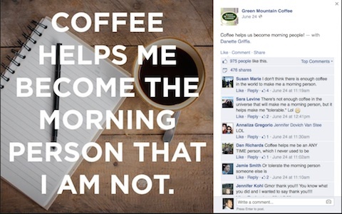 yeşil dağ kahvesi instagram resmi