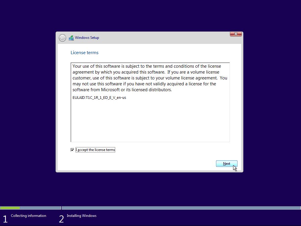 03 EULA Windows 10 Temiz Kurulum