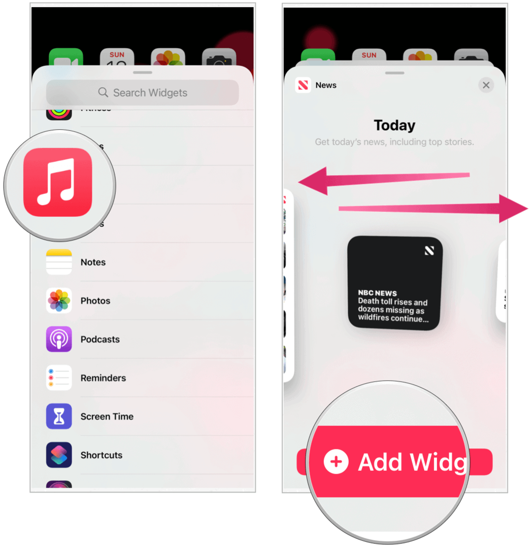 iOS 14 widget ekle