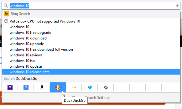 Firefox Arama Kutusu