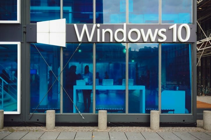 Microsoft Windows 10 promosyon pavyonu