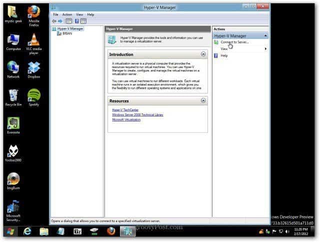 Windows 8: Sanal Makineler Oluşturmak ve Yönetmek için Hyper-V'yi Etkinleştirme