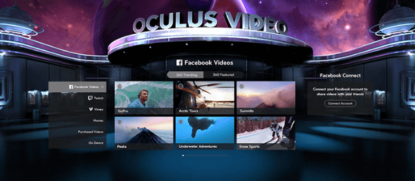 facebook oculus sosyal özellikleri