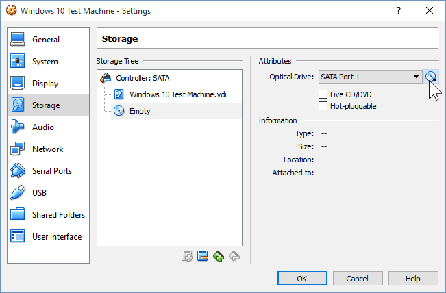 10 ISO Dosyası Ekleme (Windows 10 Kurulumu)