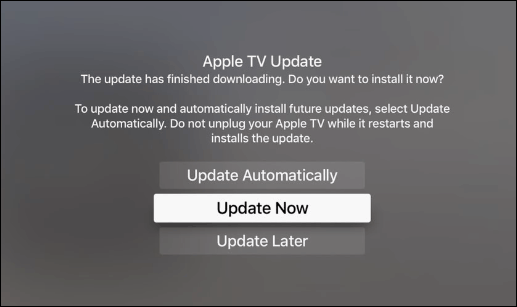 4 Apple TV Güncellemesi
