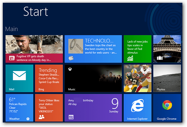 Windows 8 Canlı Döşeme Bildirimlerini Kapatma