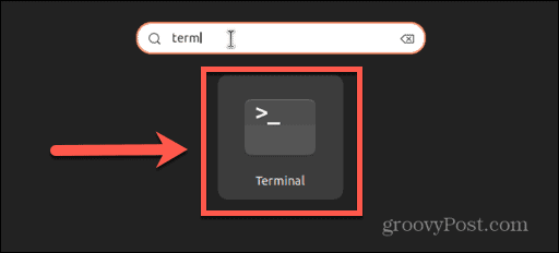 ubuntu terminal uygulaması