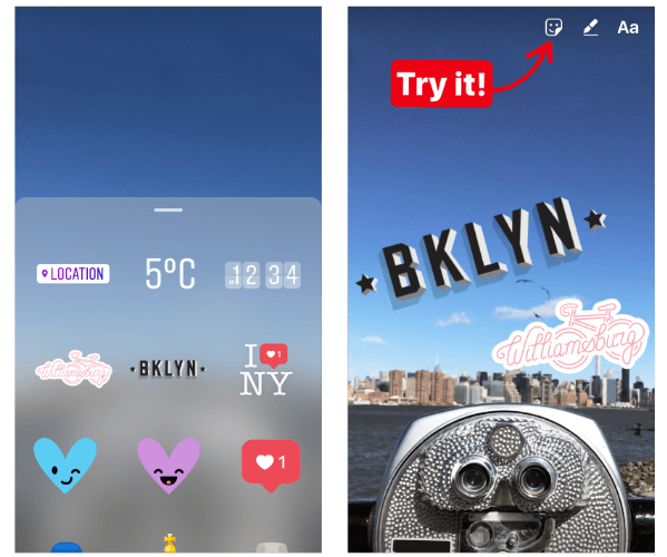 Instagram, New York City ve Jakarta için Instagram Hikayeleri'nde geostickers'ın erken bir sürümünü kullanıma sundu. 